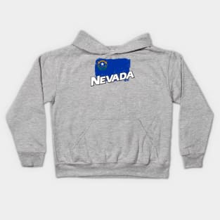 Nevada flag Kids Hoodie